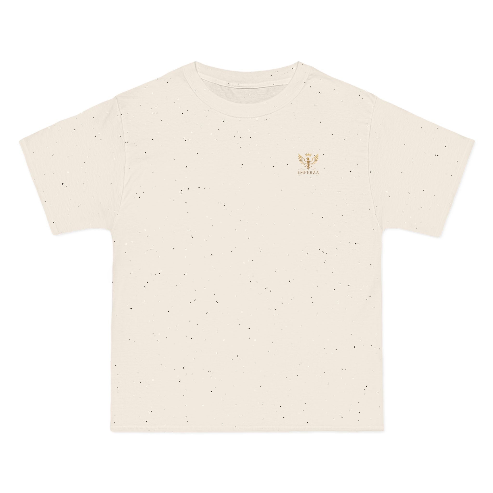 Emperza Gold Crest T-Shirt — 'Go Beyond Limits' Graphic Tee